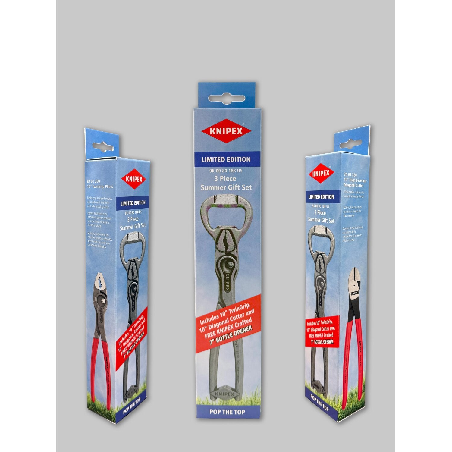 Knipex 9K 00 80 188 US 3-Piece Summer Gift Set – Haus of Tools