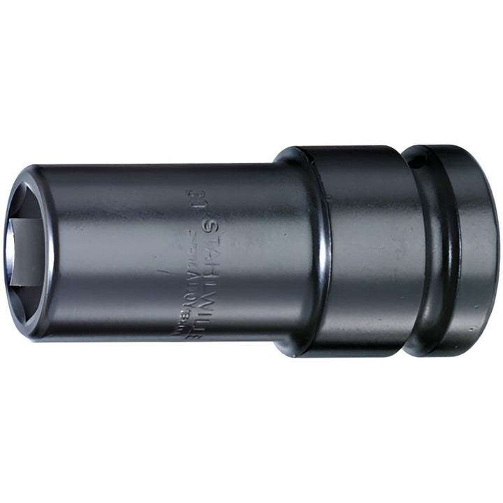 Stahlwille 26090032 2609 1" 6-pt Extra Deep Impact Socket, 32 mm