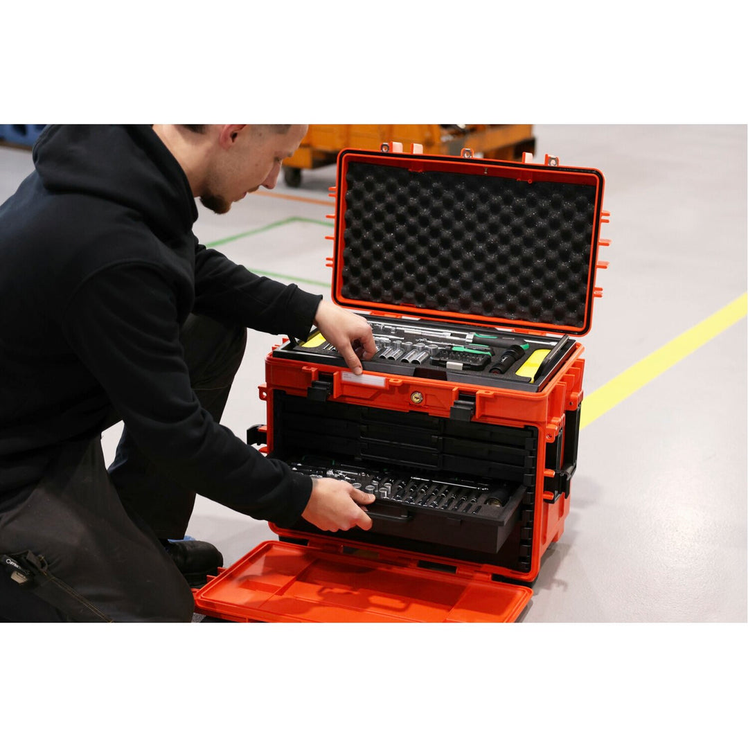 Stahlwille 81091304 13217 Tool Trolley, luminous red
