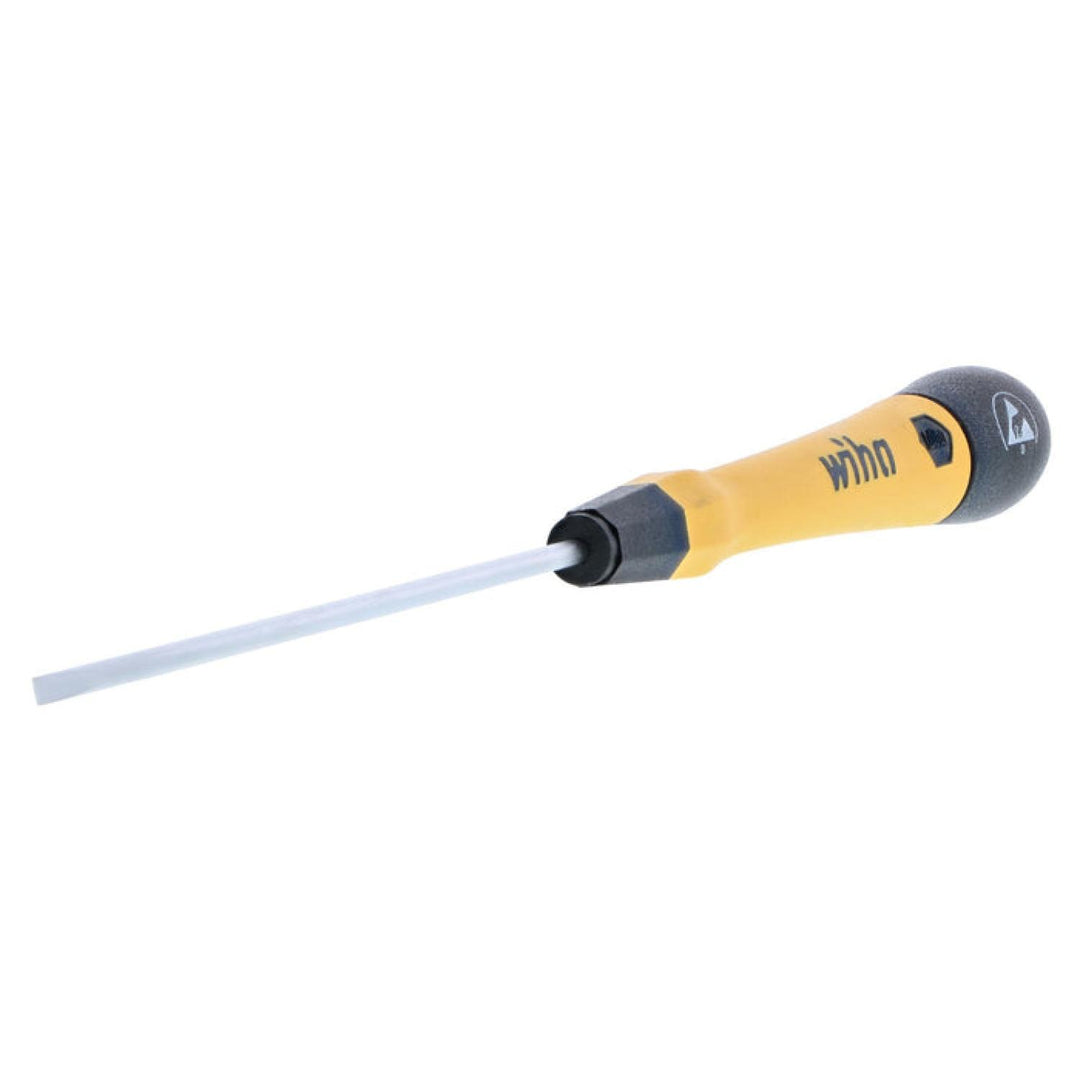 Wiha 27277 ESD Safe PicoFinish Precision Screwdriver - Slotted 2.5mm x 100mm