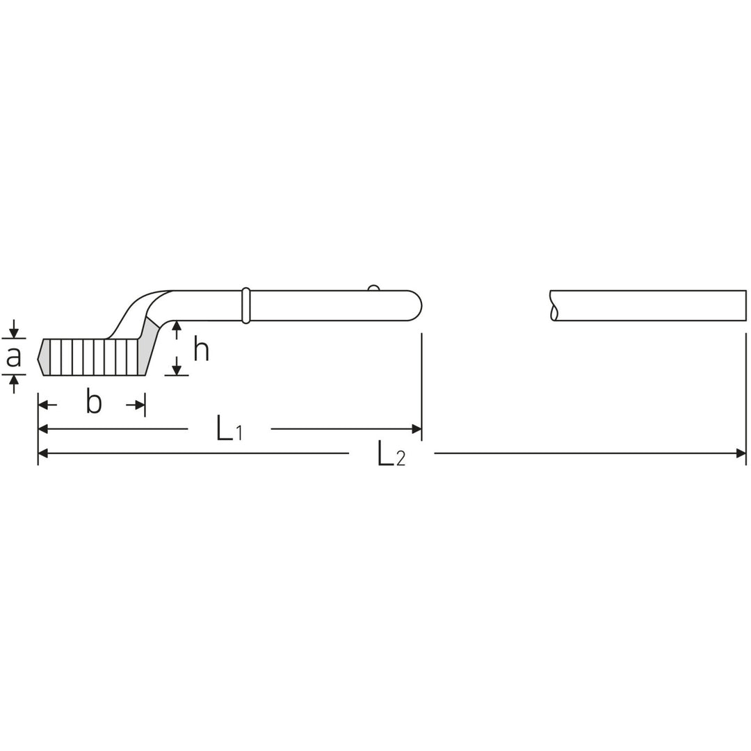 Stahlwille 42020085 5 Heavy duty ring Spanner, 85 mm