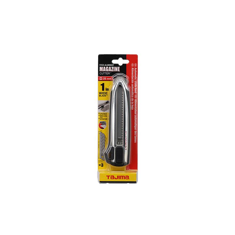 Tajima Tools ACM-700C [H] Aluminist Magazine, Dual Blade Locks, 3 x Rock Hard Blade, Chrome