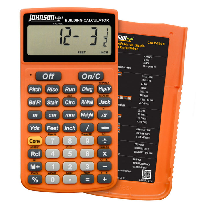 Johnson CALC-1500 Construction Master Calculator