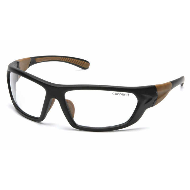 Carhartt CHB210DT Carbondale Clear Anti-Fog Lens with Black/Tan Frame