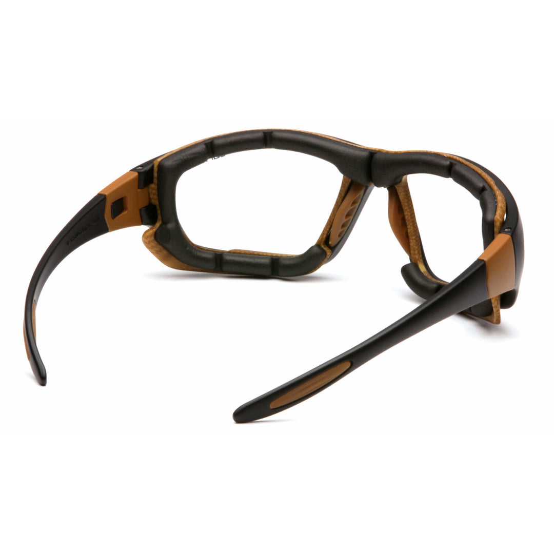 Carhartt CHB410DTP  Full Frame Interchangeable Strap Foam Padded Safety Glasses