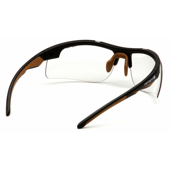 Carhartt CHB710DT Rockwood Clear Anti-Fog Lens with Black/Tan Frame (polybag)