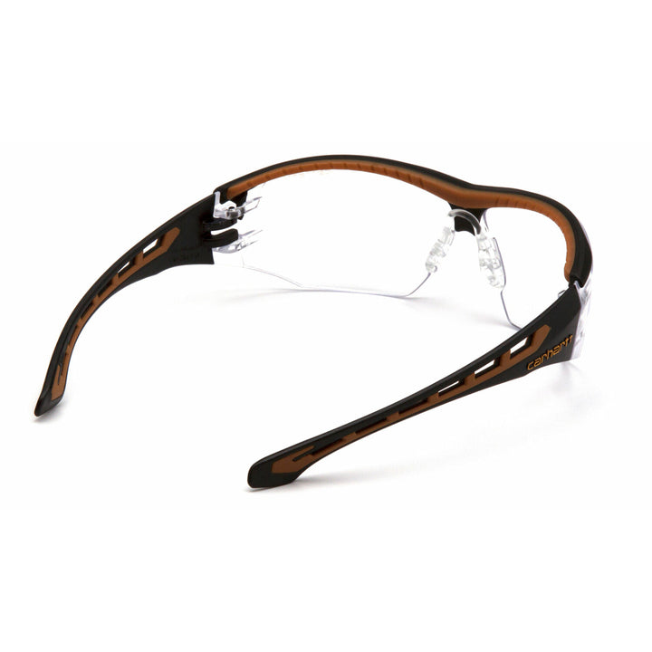 Carhartt CHB810ST Easley Clear Anti-Fog Lens with Black and Tan Frame (polybag)