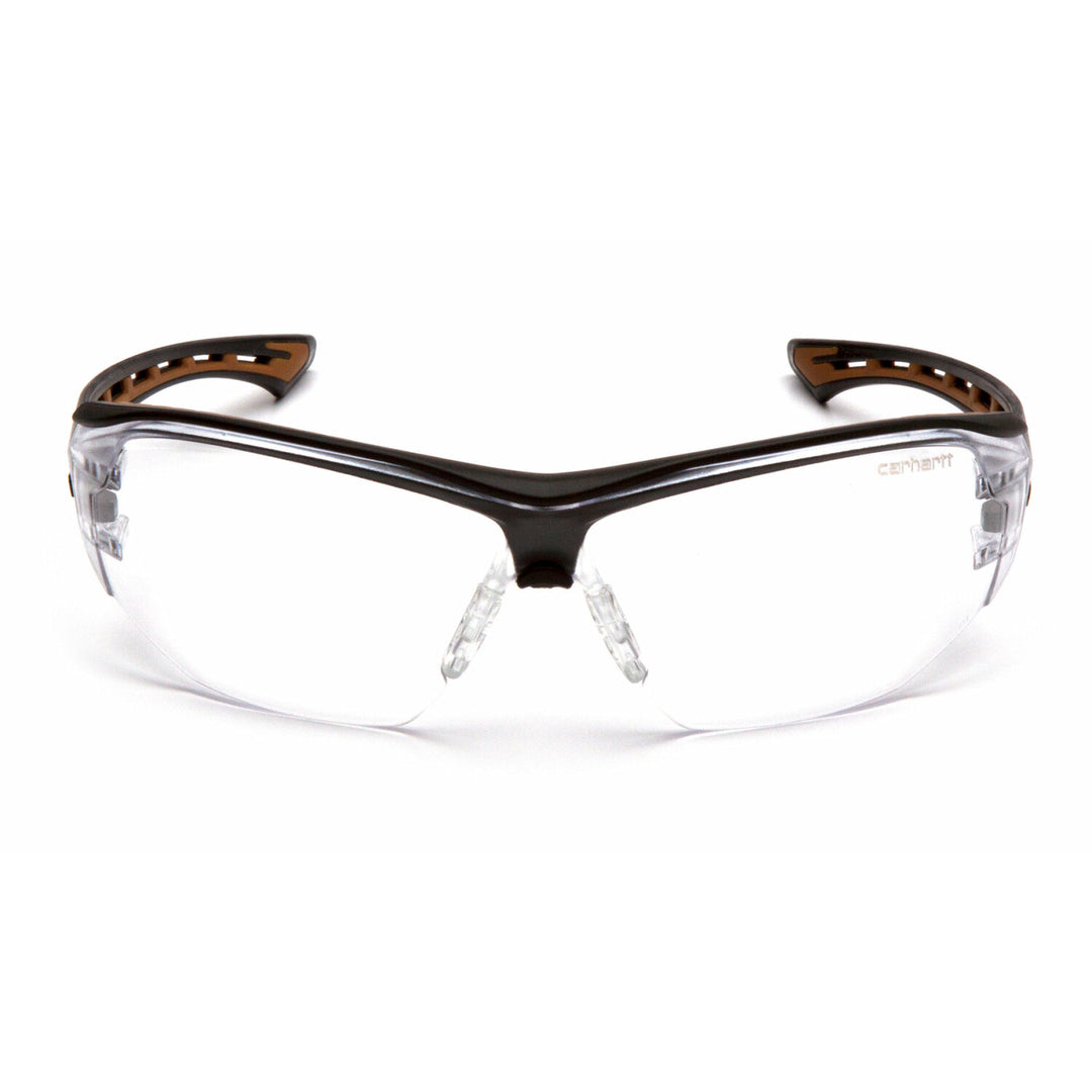 Carhartt CHB810ST Easley Clear Anti-Fog Lens with Black and Tan Frame (polybag)