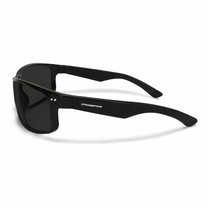 Crossfire CK7 Premium Safety Eyewear - Shiny Black Frame