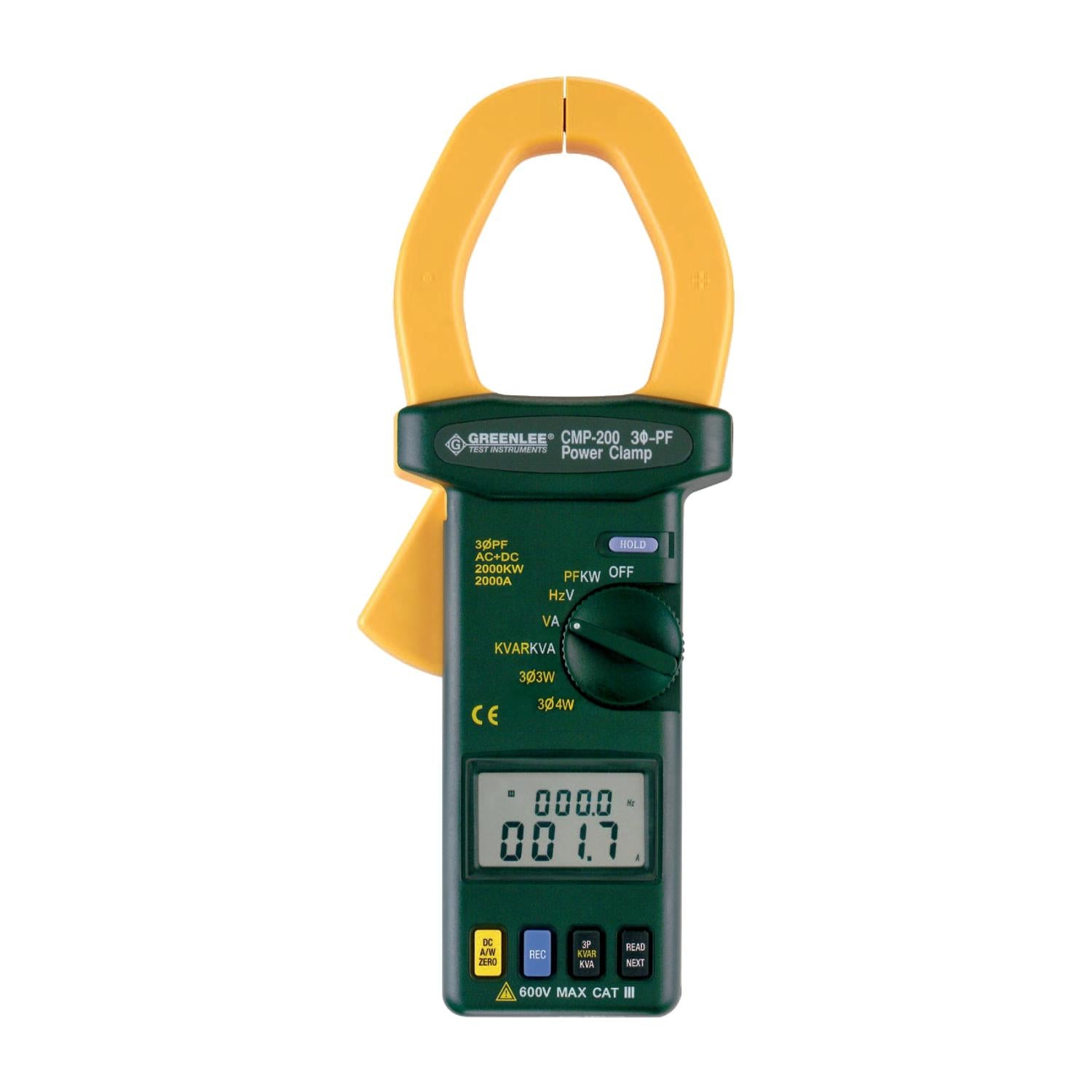 Calib Instruments Greenlee - Clamp Meter-Trms 2000A Calib, Elec Test Instruments (CMP-20 ...