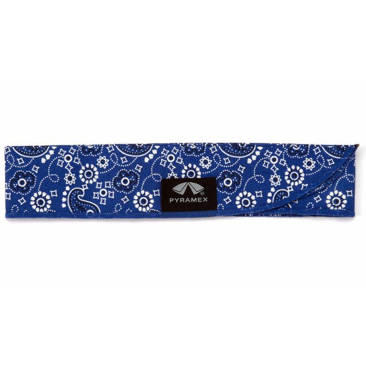 Pyramex CNB12PKB Beaded Cooling Bandana - Blue Paisley