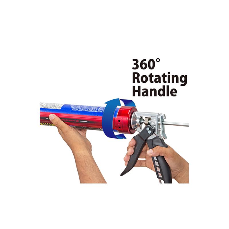 Tajima Tools CNV-900SP26 Convoy Super 26, Extra-High Thrust Rotary Caulk Gun, 900 ml / 1 Quart