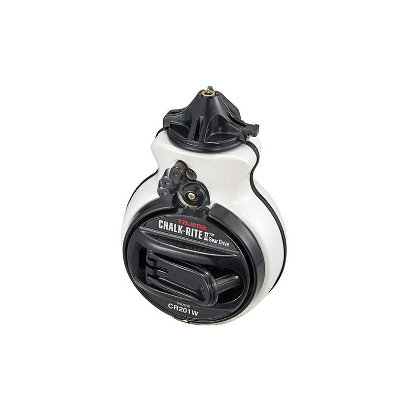 Tajima Tool CR201W-P White Chalk Rite II 1 mm Snap Line Black Dye