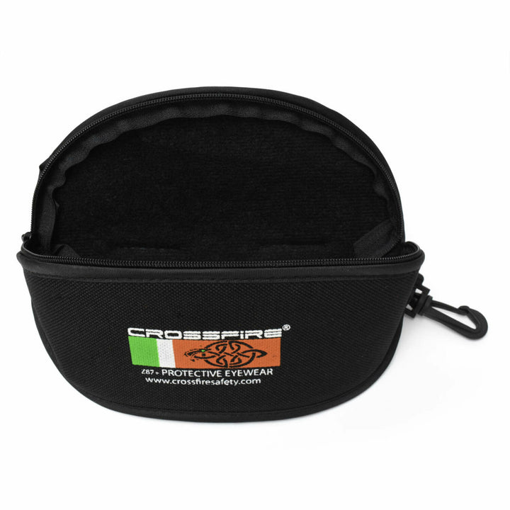 Crossfire CR3 Eyewear Zippered Pouch - Black