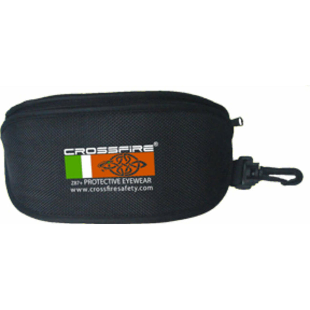 Crossfire CR3 Eyewear Zippered Pouch - Black