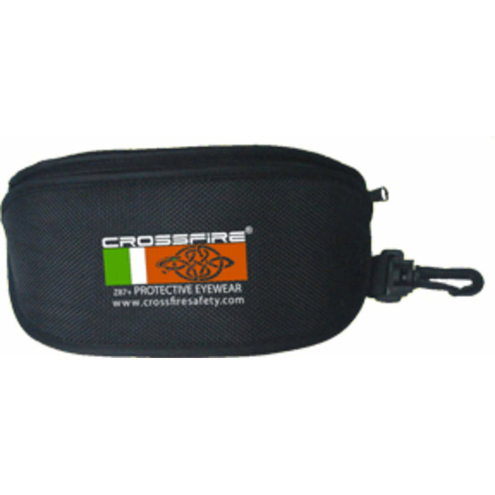 Crossfire CR3 Eyewear Zippered Pouch - Black