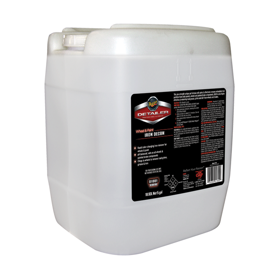 Meguiar's D180105 Pro-Strength DECON Wheel & Paint Iron Remover, 5 Gallon