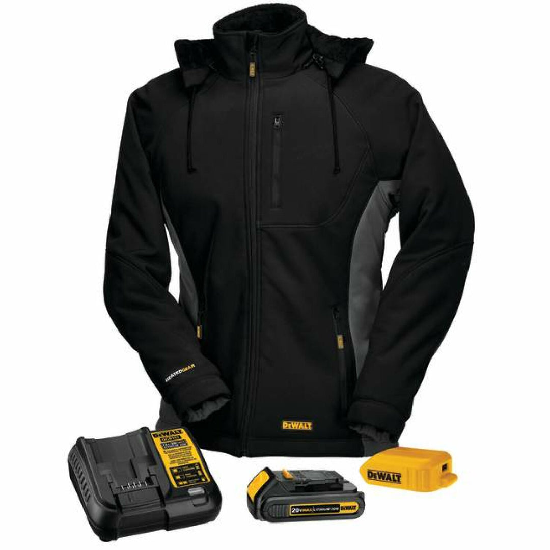 DEWALT DCHJ066 Women's Heated Soft Shell Coat Kit