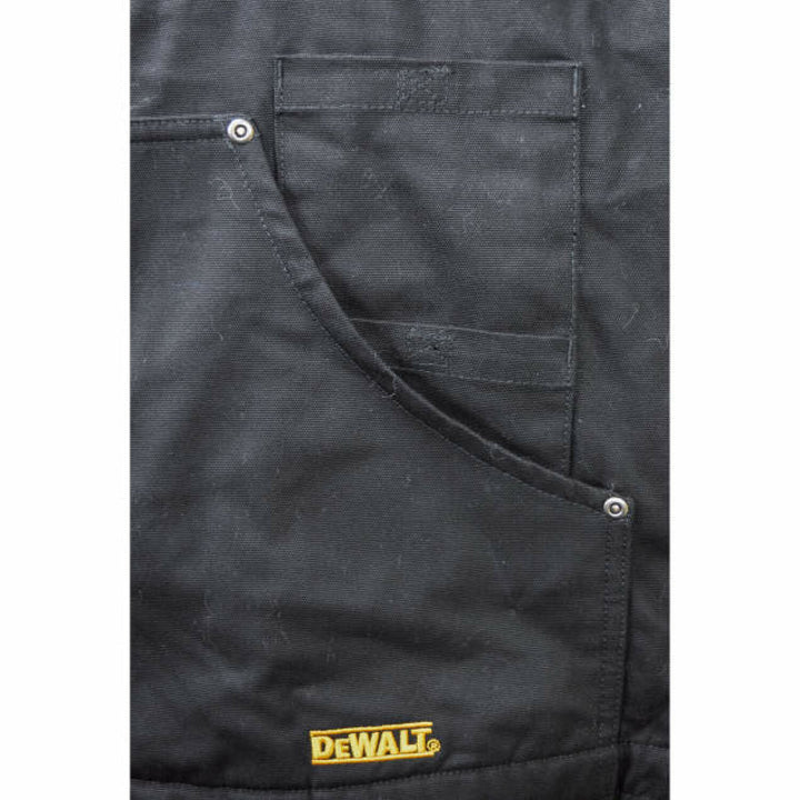 DEWALT DCHJ076AB Men's Heated Heavy Duty Work Coat Kit - Black