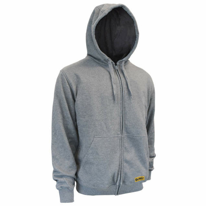 DEWALT DCHJ080 Men's Heated French Terry Cotton Hoodie without Battery - Gray