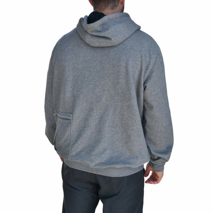 DEWALT DCHJ080 Men's Heated French Terry Cotton Hoodie without Battery - Gray