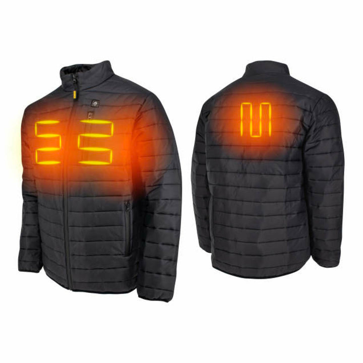 DEWALT DCHJ093 Men's Heated Puffer Jacket Kit - Black