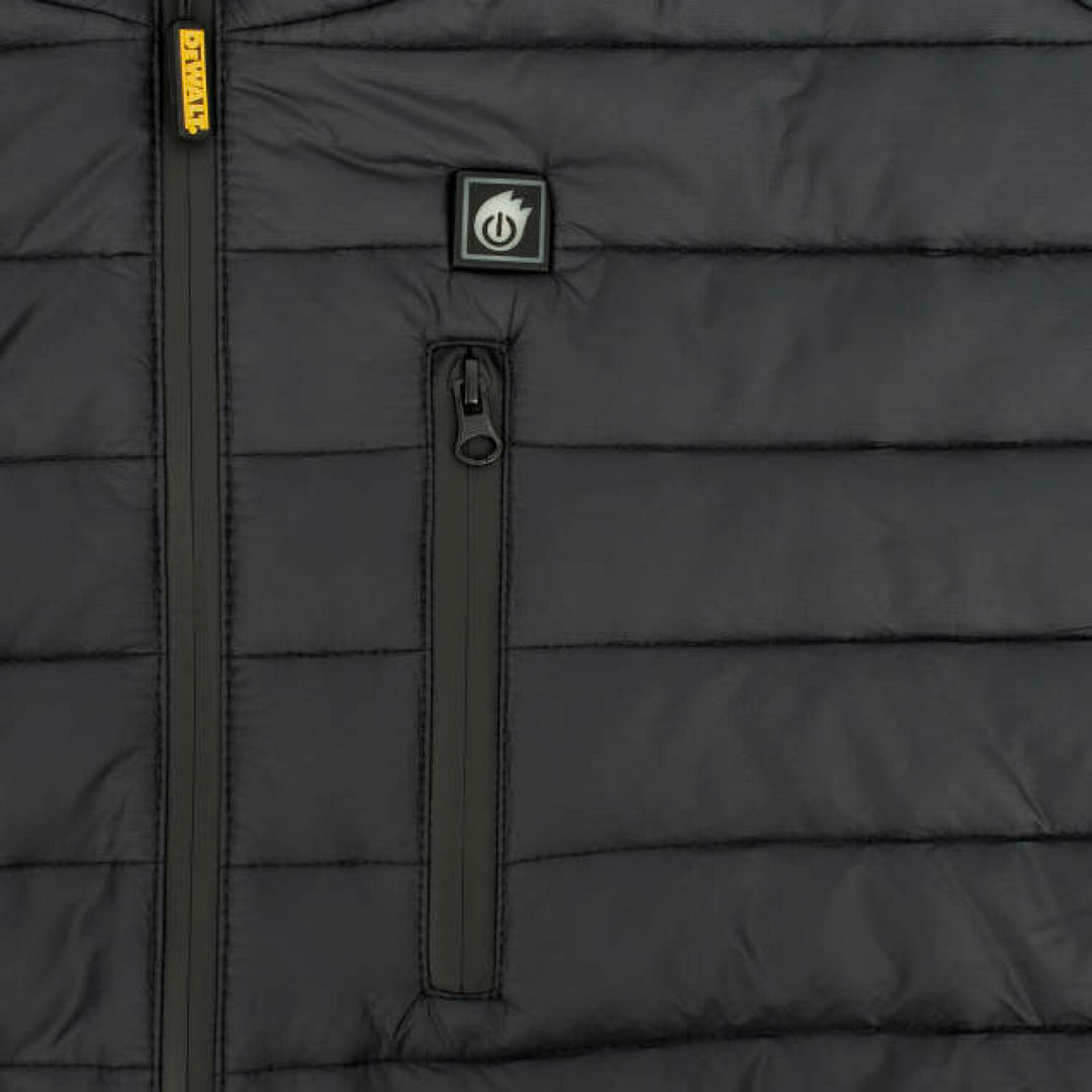 DEWALT DCHJ093 Men's Heated Puffer Jacket Kit - Black