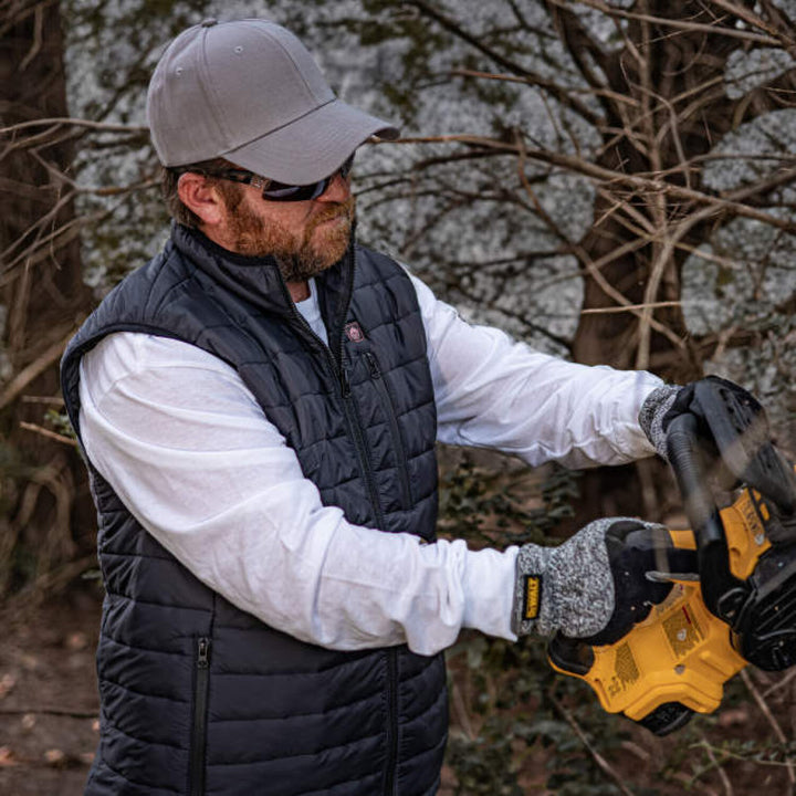 DEWALT DCHV095B Men's Heated Puffer Vest Kit- Black