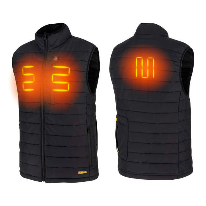 DEWALT DCHV095B Men's Heated Puffer Vest Kit- Black