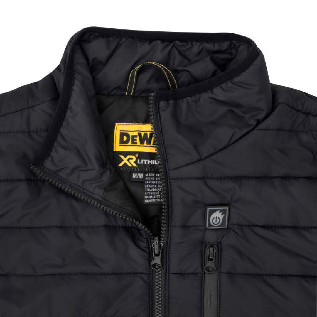 DEWALT DCHV095B Men's Heated Puffer Vest Kit- Black