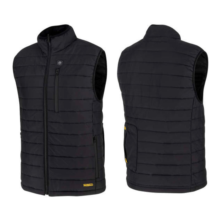 DEWALT DCHV095B Men's Heated Puffer Vest Kit- Black