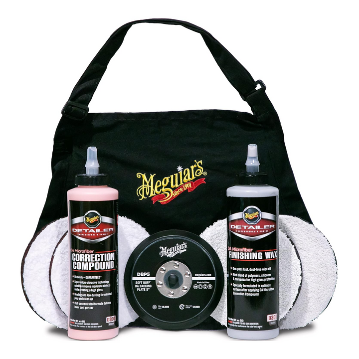Meguiar's DMCKIT5 DA Microfiber Complete Paint Correction System, 5" Starter Kit