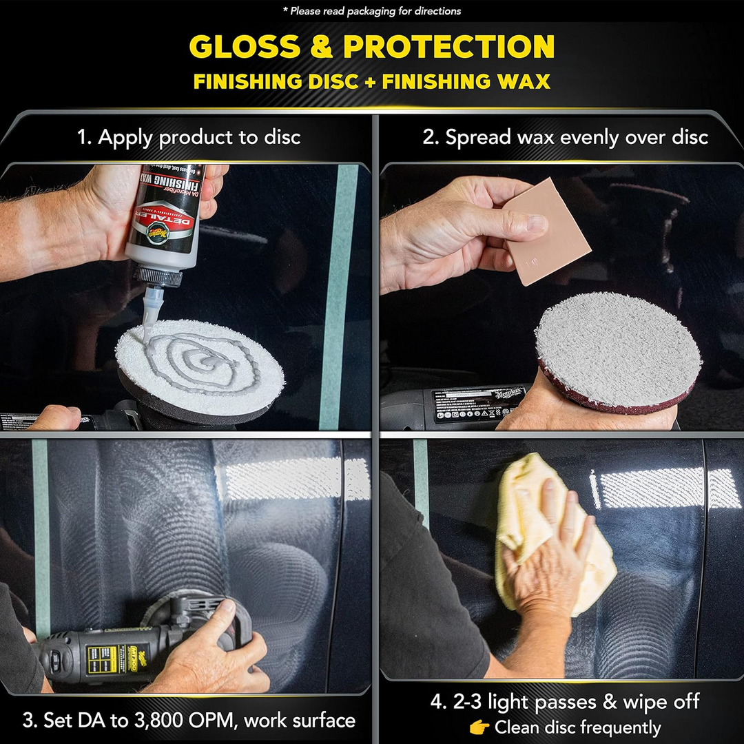 Meguiar's DMCKIT5 DA Microfiber Complete Paint Correction System, 5" Starter Kit