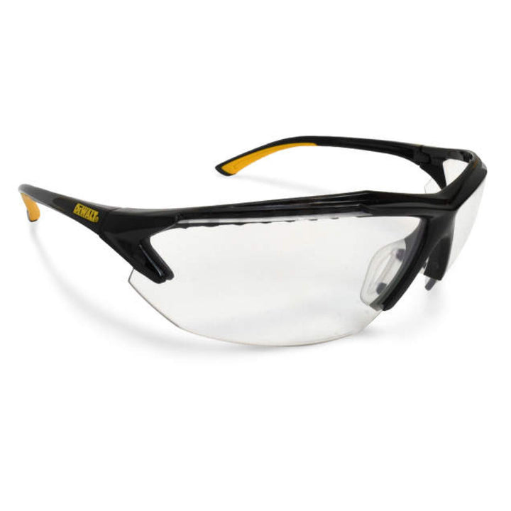 DEWALT DPG106 Spector In-Viz Magnifier Safety Eyewear - Black / Yellow Frame - Clear Lens