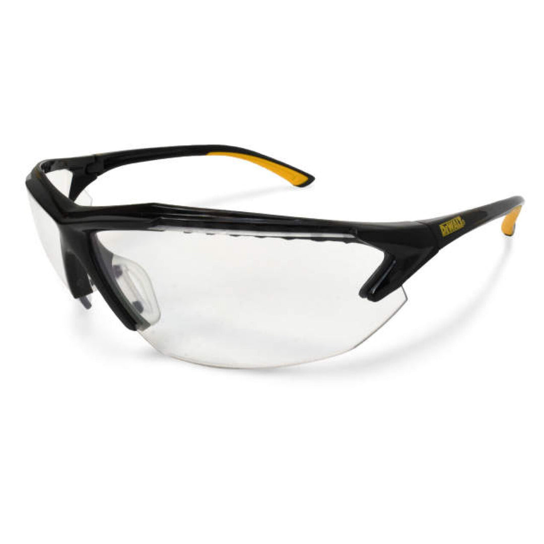 DEWALT DPG106 Spector In-Viz Magnifier Safety Eyewear - Black / Yellow Frame - Clear Lens