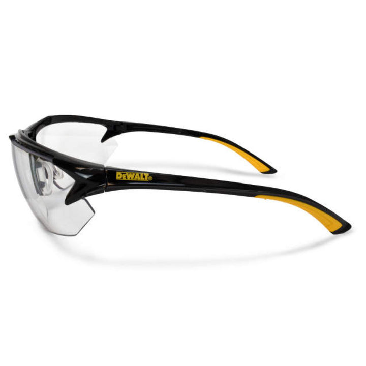 DEWALT DPG106 Spector In-Viz Magnifier Safety Eyewear - Black / Yellow Frame - Clear Lens