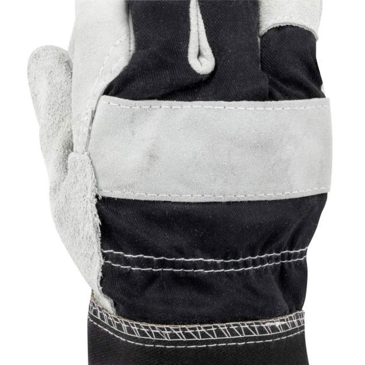 DEWALT RDNS-DPG41L Select Shoulder Cowhide Leather Palm Glove - Size L - Gray and Black