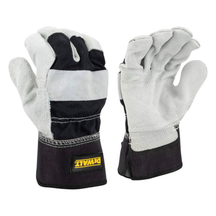 DEWALT RDNS-DPG41L Select Shoulder Cowhide Leather Palm Glove - Size L - Gray and Black
