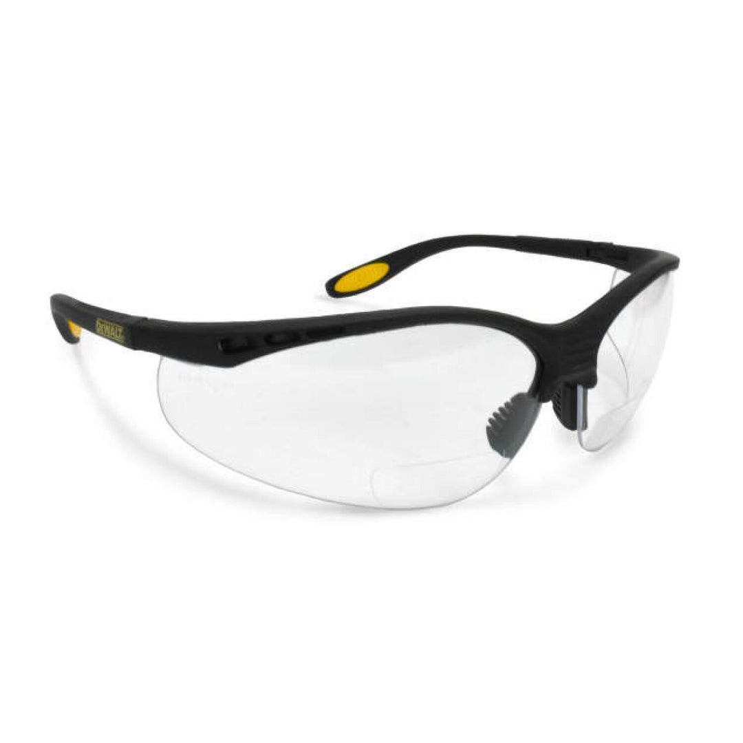 DEWALT DPG59 Reinforcer RX Magnifier Safety Eyewear - Black Frame