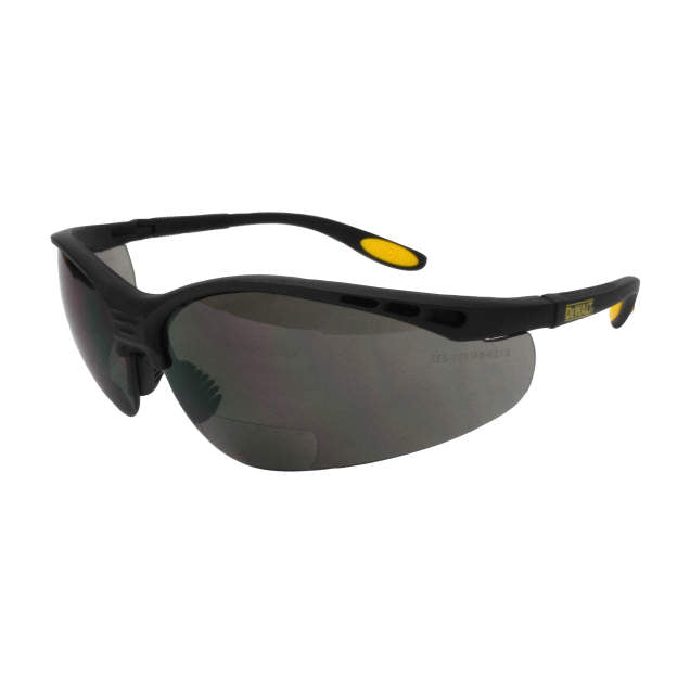DEWALT DPG59 Reinforcer RX Magnifier Safety Eyewear - Black Frame