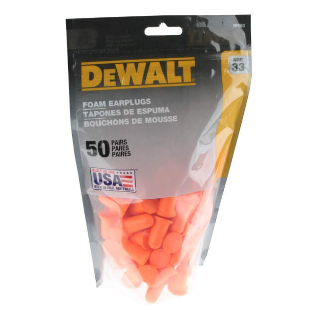 DeWalt DPG63 Bell Shape Disposable Foam Earplug