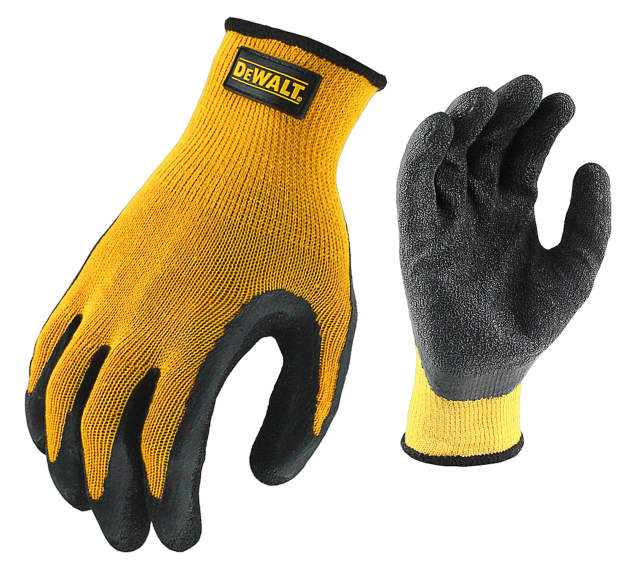 DeWalt DPG70 Textured Rubber Coated Gripper Gloves