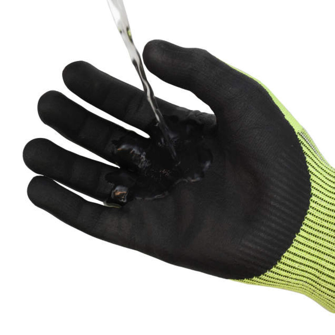 DEWALT DPG855 Hi-Vis Foam Nitrile A4 Cut Glove