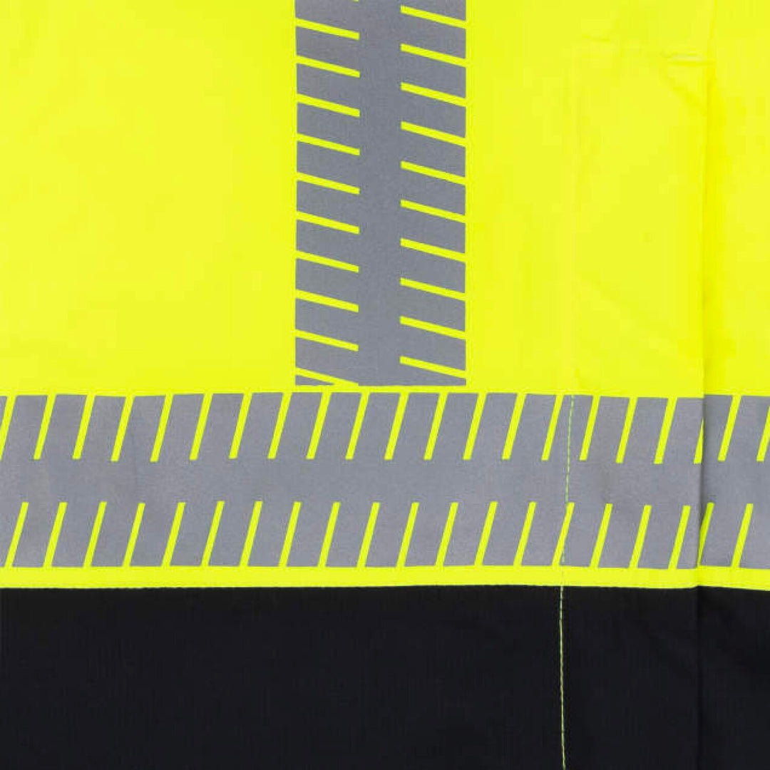 DEWALT DRW21 Class 3 Ripstop Wind and Rain Jacket- Hi-Vis Green