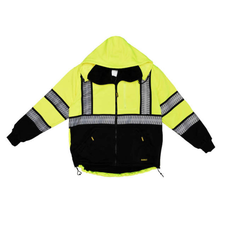 DEWALT DSJ32-3 Deluxe Zip Front Class 3 Hoodie