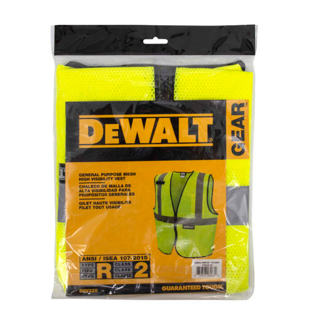 DEWALT DSV220 Class 2 Economy Mesh Vest - Green