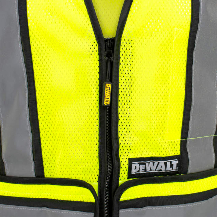 DEWALT DSV421 Class 2 Adjustable Breakaway Mesh Vest - Green