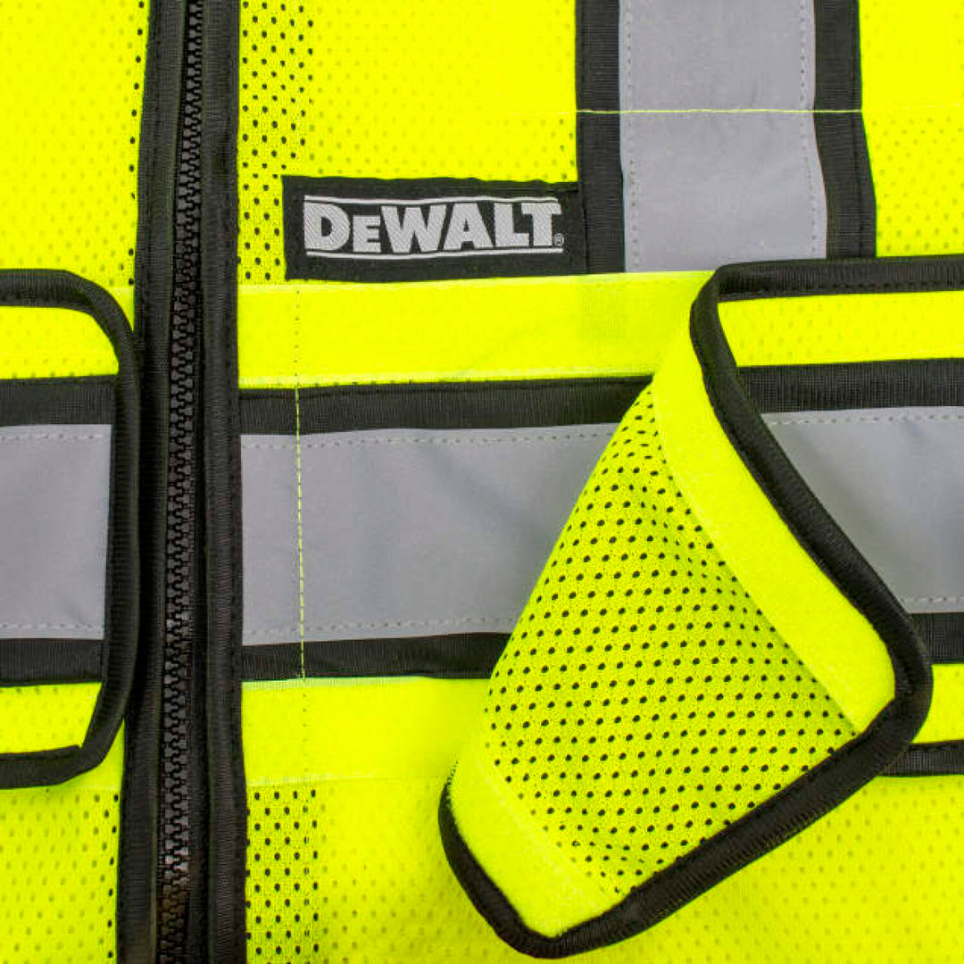 DEWALT DSV421 Class 2 Adjustable Breakaway Mesh Vest - Green