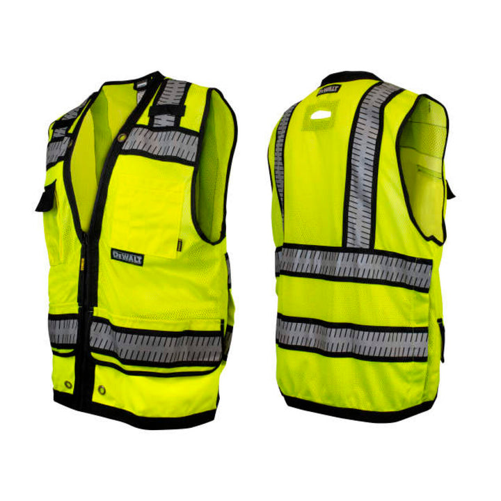 DEWALT DSV521 Class 2 Heavy Duty Surveyor Vest - Green