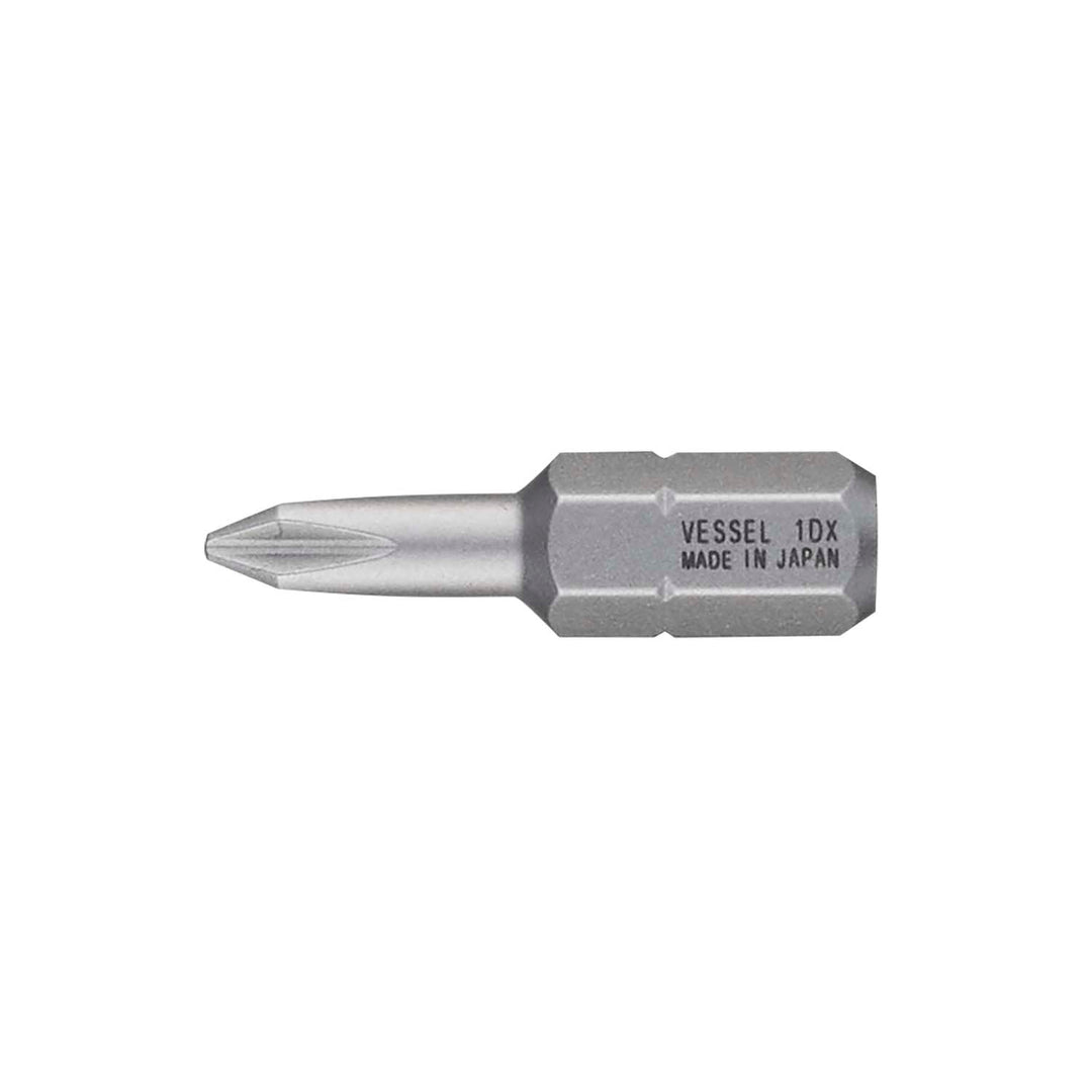 Vessel Tools DWPH1254P3 DRYWALLER Insert Bit (PH1 x 25.4 mm, 3 pcs.)